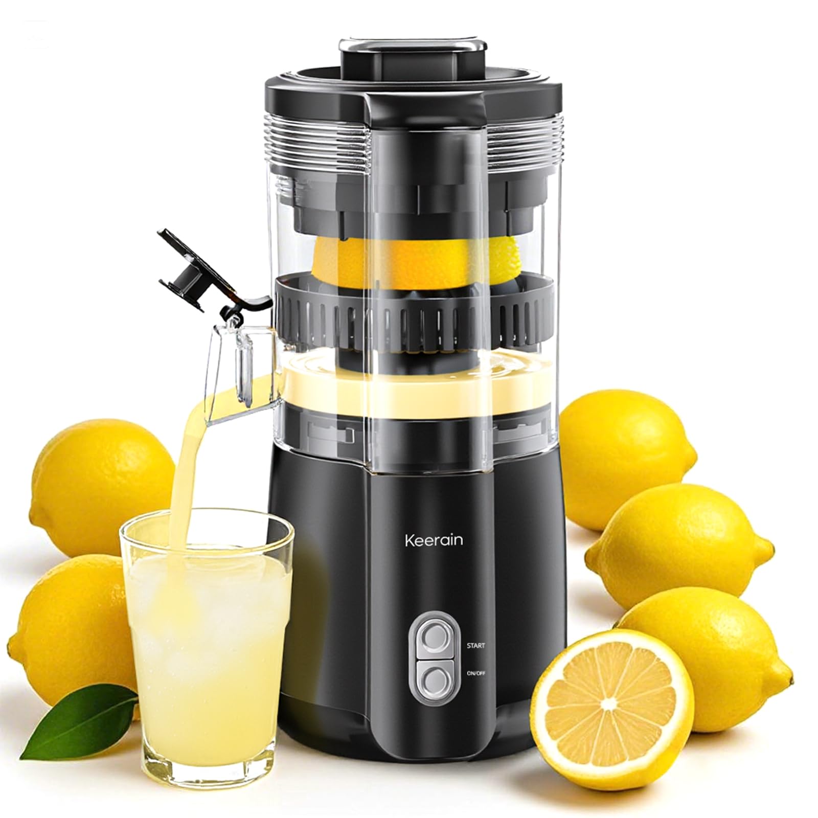 Amazon.com: Electric Lemon Juicer, Hand-Free Citrus Juicer Machine